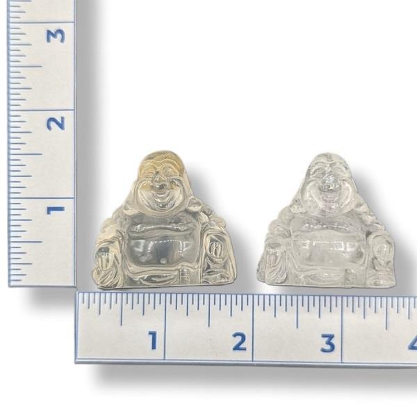 Quartz Crystal Buddha 1.5"
