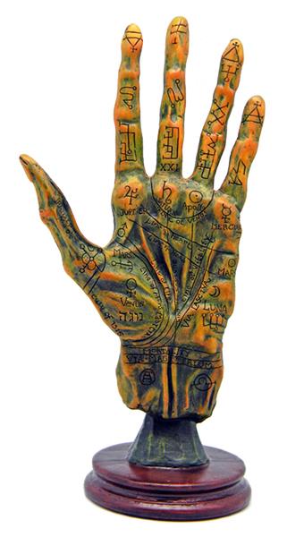 Statue Alchemy Palmistry Hand