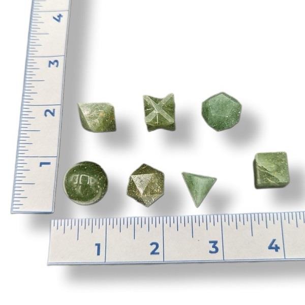 Green Aventurine Geometric Shape Assorted