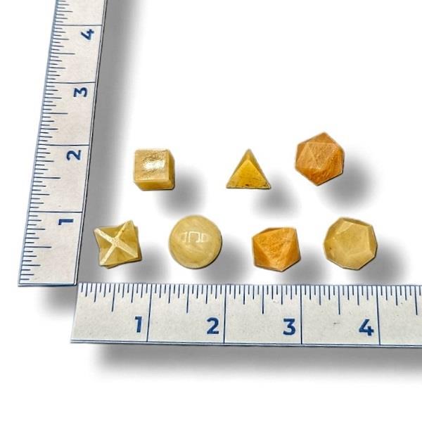 Golden Healer Quartz Geometric Shape Assorted