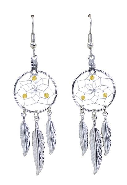 Earrings Dreamcatcher Birthstone November