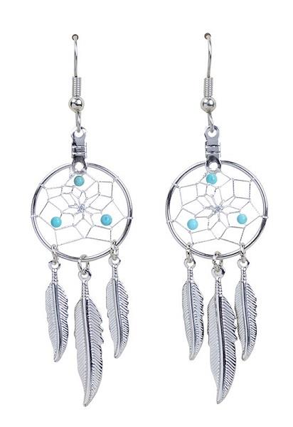 Earrings Dreamcatcher Birthstone December