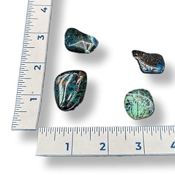 Chrysocolla Galena Tumbled