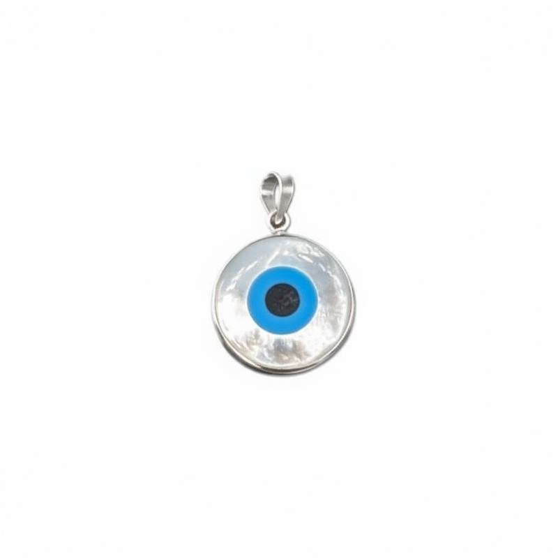 Pendant Evil Eye MOP Sterling Silver