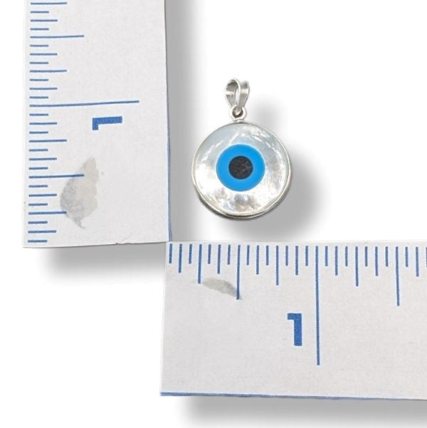 Pendant Evil Eye MOP Sterling Silver