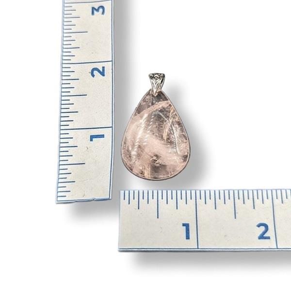 Pendant Rose Quartz Sterling Silver