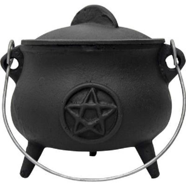 Cast Iron Cauldron Pentacle