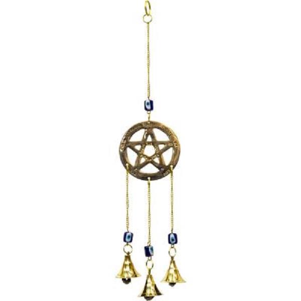 Hanging Bells Pentacle Evil Eye