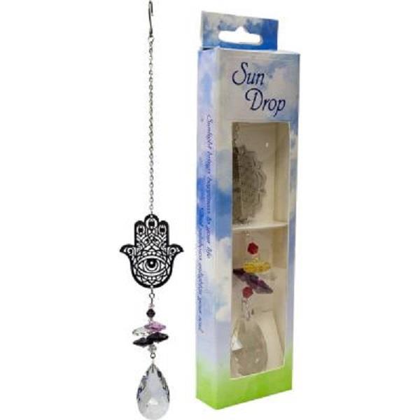Hanging Crystal Healing Hand