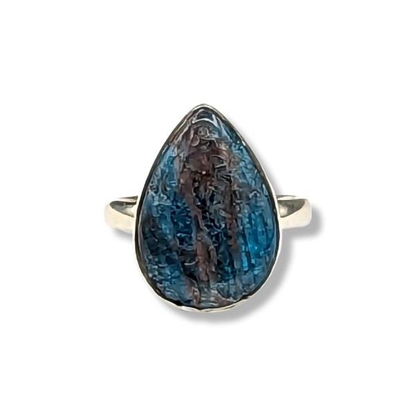 Ring Blue Apatite Sterling Silver