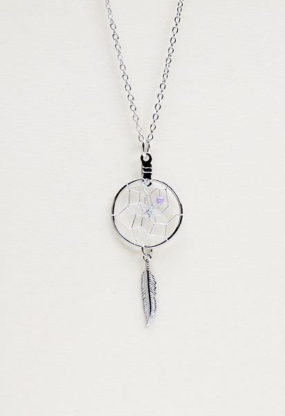 Pendant Dreamcatcher Metal Feather