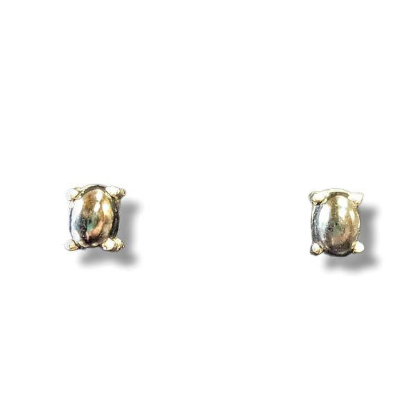 Earrings Shungite Sterling Silver Stud
