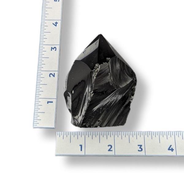 Black Obsidian Cut Base 180g Approximate