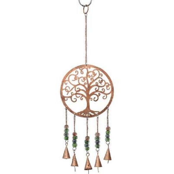Hanging Bells Copper Tree of Life