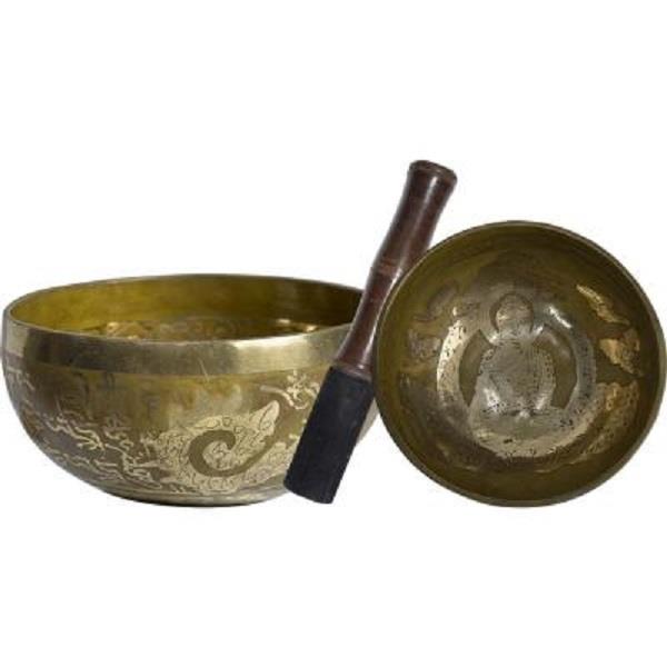 Singing Bowl Hammered Buddha