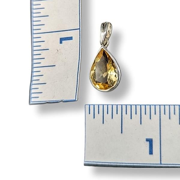 Pendant Citrine Sterling Silver