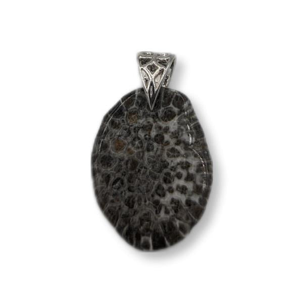 Pendant Fossilied Black Coral