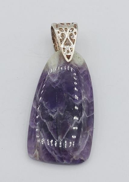 Pendant Amethyst Lace Agate