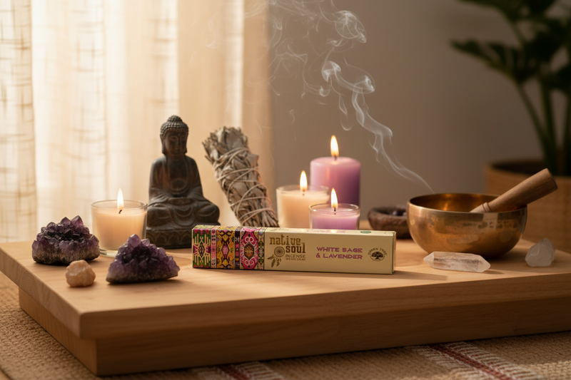 Green Tree Incense White Sage Lavender 15g Approximate