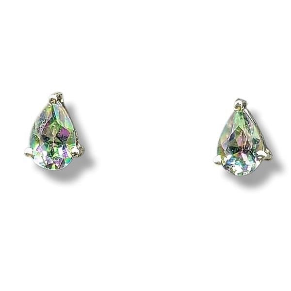 Earrings Mystic Topaz Sterling Silver Stud