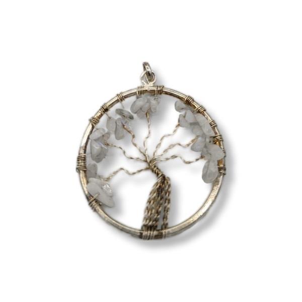 Pendant Rainbow Moonstone Tree of Life