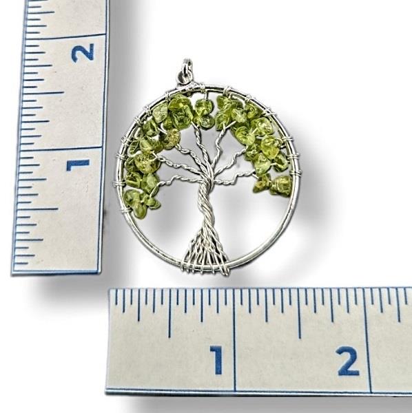 Pendant Peridot Tree of Life