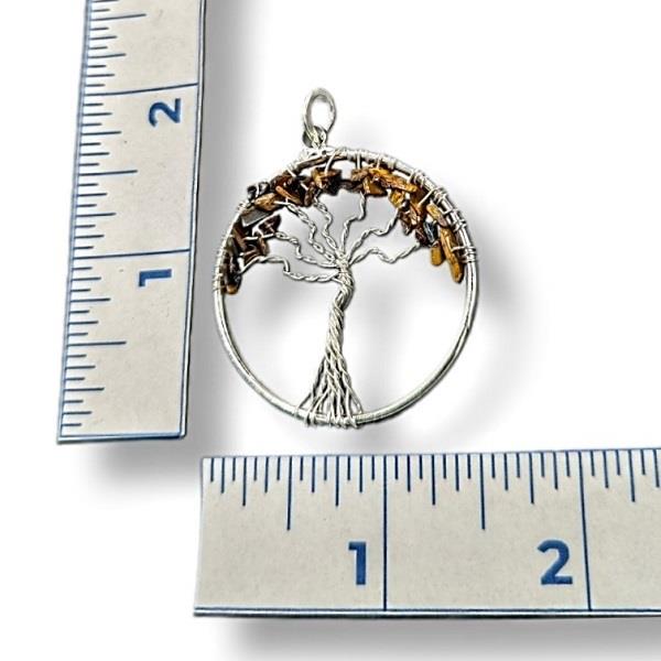 Pendant Tiger's Eye Tree of Life