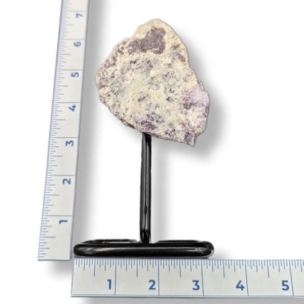 Lepidolite Small on Metal Stand