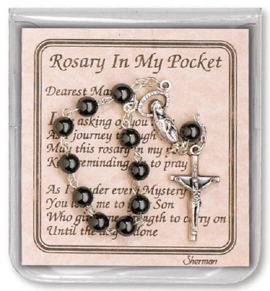 Pocket Rosary Hematite