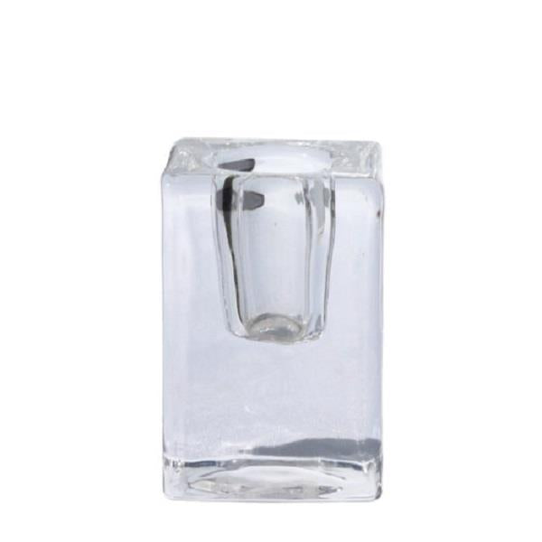 Candle Holder Quadra Clear