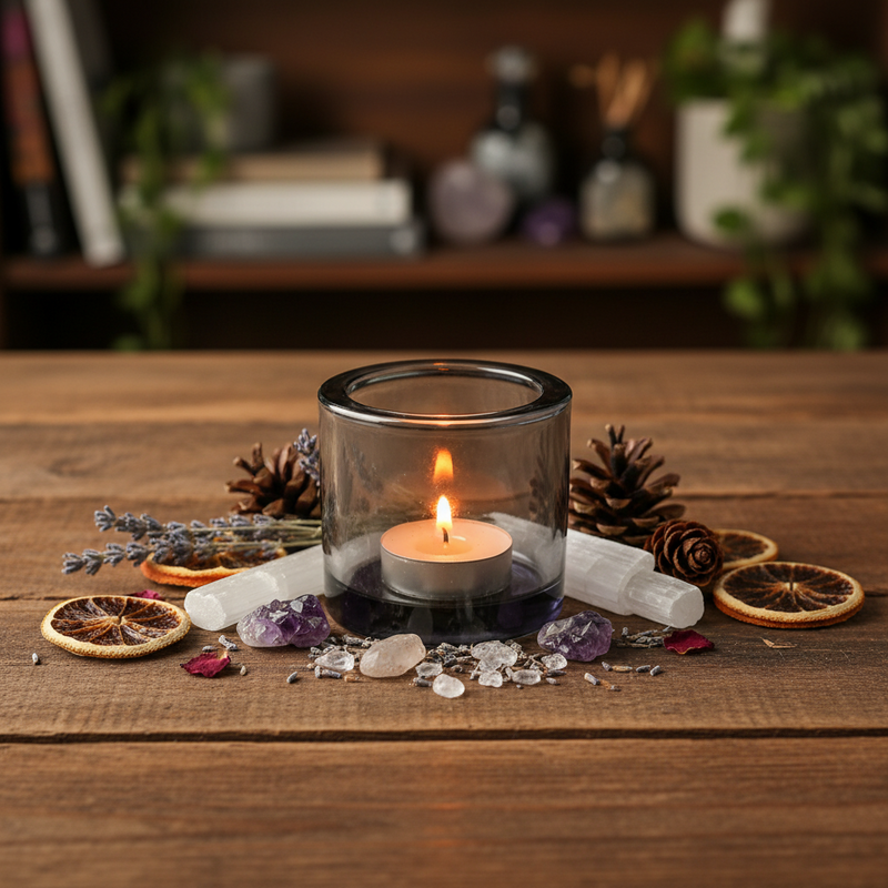 Tealight Holder Black