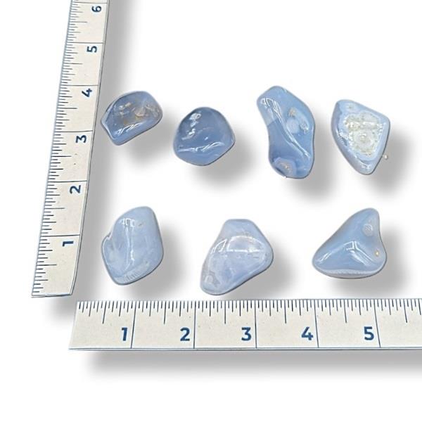 Blue Chalcedony Tumbled