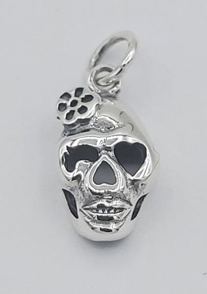 Pendant Skull Female Sterling Silver