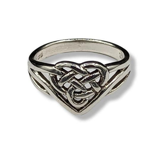 Ring Celtic Heart Sterling Silver | Earthworks 