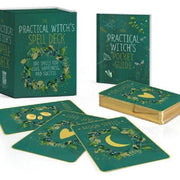 The Practical Witch's Spell Deck with cards and guidebook on a white background