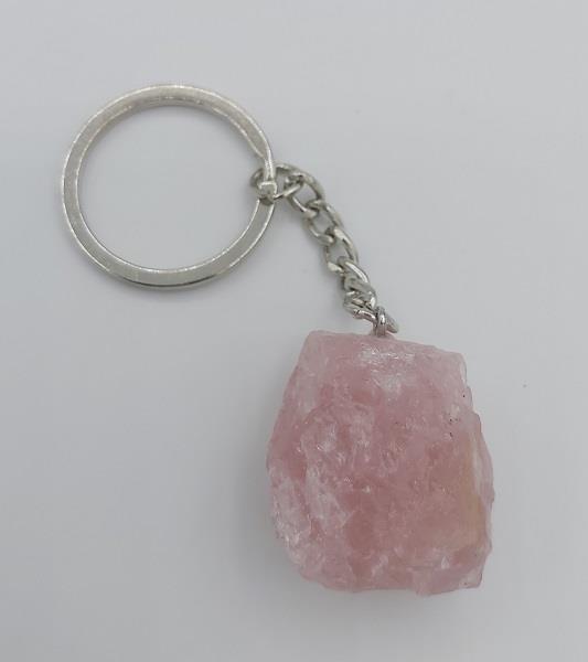 Rose Quartz Keychain