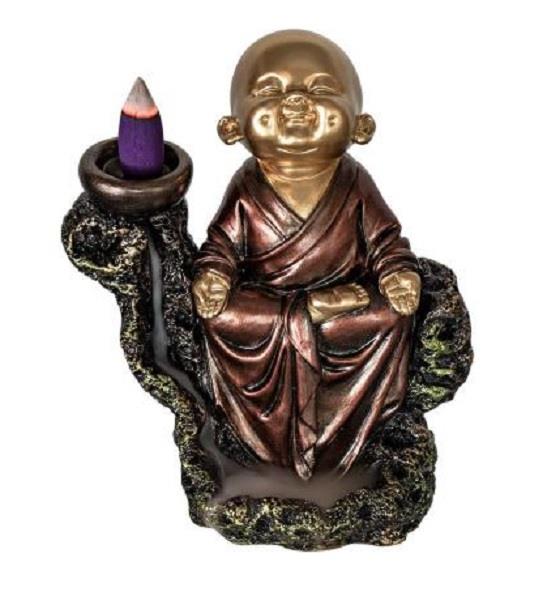 Backflow Incense Burner Baby Monk