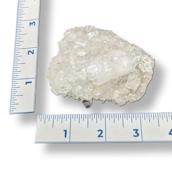 White Aragonite Cluster 128g Approximate