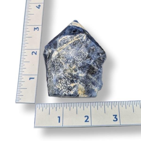 Sodalite Point Cut Base 160g Approximate