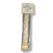 Palo Santo sticks in packaging with 'Mountain Valley Sage' label on a white background