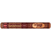 Hem Sandalwood incense 20stick box on a white background