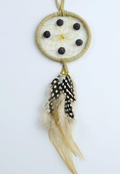 Dreamcatcher Black Lava Bead