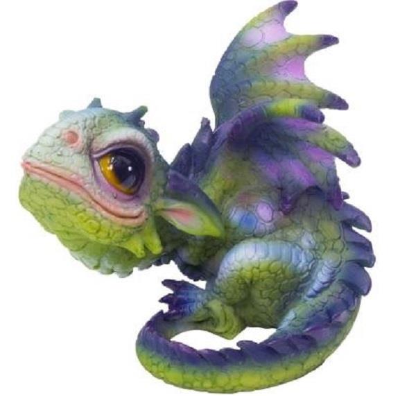 Statue Dragon Baby Playing