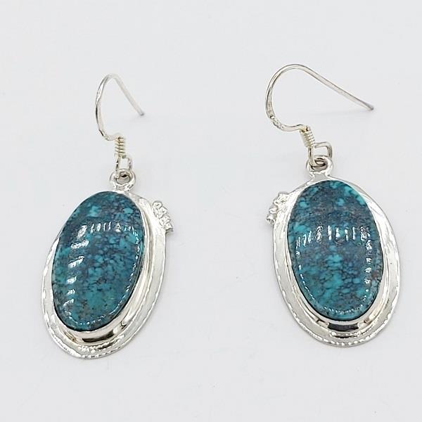 Earrings Turquoise Sterling Silver