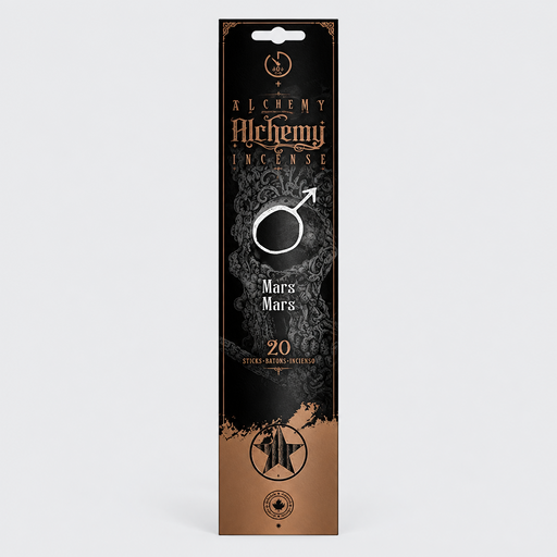 Alchemy Incense Mars package of incense on a white background