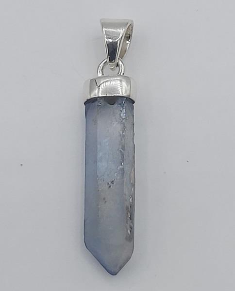 Pendant Titanium Quartz Point