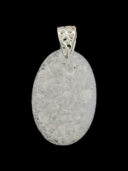 Pendant Druzy Quartz