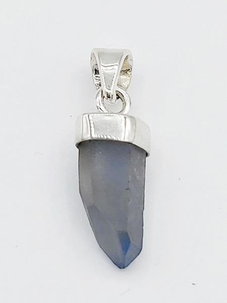Pendant Titanium Quartz Point