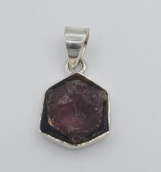 Pendant Watermelon Tourmaline Sterling Silver