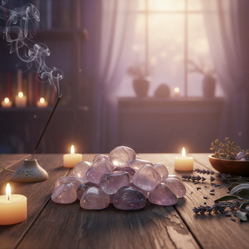 Brandberg Quartz Tumbled